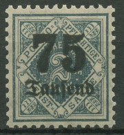 Württemberg Dienstmarken 1923 Mit Aufdruck 176 Postfrisch - Postfris
