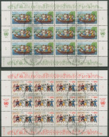 UNO Genf 1987 Tag Der Vereinten Nationen Bogensatz 158/59 Gestempelt (C14235) - Blocks & Sheetlets