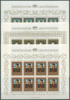 Liechtenstein 1985 Gemälde Kleinbogen 881/83 K Postfrisch (C13468) - Unused Stamps