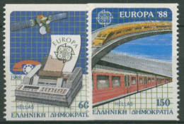 Griechenland 1988 Transport- Und Kommunikationsmittel 1685/86 C Postfrisch - Unused Stamps