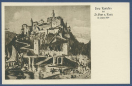 Burg Rheinfels Bei St. Goar Am Rhein, Ungebraucht (AK1652) - Boppard