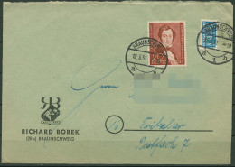 Berlin 1951 100. Todestag Von Albert Lortzing Einzelfrankatur 74 (X28524) - Covers & Documents