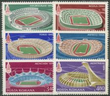 Rumänien 1979 Olympia Sommerspiele Moskau Olympiastadien 3625/30 Postfrisch - Ongebruikt