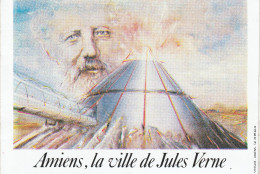 # THEME - AUTO COLLANT / 80000 AMIENS - VILLE De JULES VERNE - Stickers