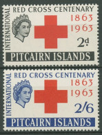 Pitcairn 1963 100 Jahre Internationales Rotes Kreuz 37/38 Postfrisch - Islas De Pitcairn
