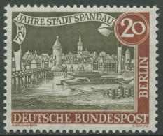 Berlin 1957 725 Jahre Stadt Spandau Mit Senkr. Gummiriffelung 159 X Postfrisch - Nuovi