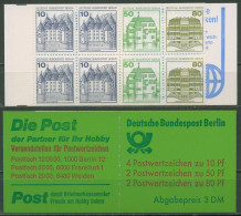 Berlin Markenheftchen 1982 Burgen Und Schlösser MH 13 A Postfrisch - Markenheftchen