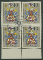 Bund 1970 Weihnachten Krippenfigur 655 4er-Block Gestempelt (R19942) - Used Stamps