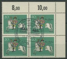 Bund 1970 Baron Münchhausen 623 4er-Block Ecke 2 Gestempelt (R19935) - Used Stamps
