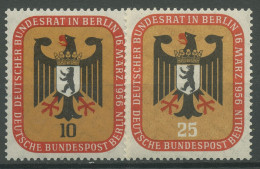 Berlin 1956 Deutscher Bundesrat In Berlin 136/37 Postfrisch - Nuovi