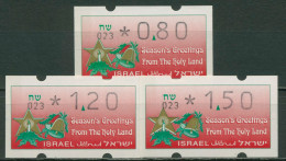 Israel ATM 1992 Automat 023 Portosatz 3 Werte, ATM 5 S2 Postfrisch - Affrancature Meccaniche/Frama