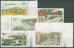 China 1995 Der Taihu In Den Jahreszeiten 2618/22 Mit Rand Und Ecke Postfrisch - Nuevos