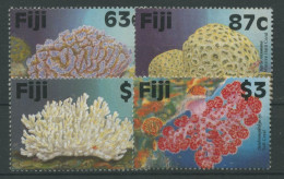 Fidschi 1997 Jahr Des Korallenriffs Korallen 808/11 Postfrisch - Fiji (1970-...)