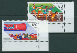 Bund 1986 Sporthilfe Formnummer 1269/70 Ecke 4 FN 1 Postfrisch (E1421) - Neufs