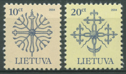 Litauen 2004 Geschmiedete Denkmalspitzen 717/18 C IV Postfrisch - Lituania