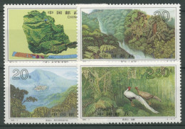 China 1995 Naturschutzgebiet Dinghu-Berge Wald Fasan 2591/94 Postfrisch - Neufs