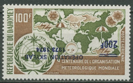 Dahomey 1974 Unternehmen Skylab 552 K Postfrisch, Aufdruck Kopfstehend - Benin - Dahomey (1960-...)