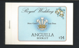 Anguilla 1981 Wedding Of Prince Charles & Diana Spencer Booklet  Y.T. C 409 ** - Anguilla (1968-...)