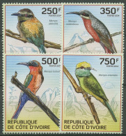 Elfenbeinküste 2014 Vögel Bienenfresser 1559/62 Postfrisch - Ivory Coast (1960-...)