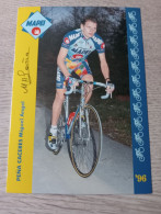 Cyclisme Cycling Ciclismo Ciclista Wielrennen Radfahren PĒNA Caceres MIGUEL ANGEL (Mapei-GB 1996) - Cyclisme