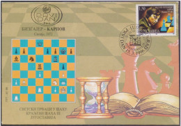 Chess Game Championship, Hourglass, Evolution Of Time Measurement, Mathematics, Physics, Masonic Symbol, Freemasonry FDC - Fysica