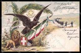 Militari Reggimentali 47° Regg. Fanteria Tricolore Castagna Cartolina ZG6265 - Regiments