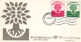 PAKISTAN.1960."AIDE AUX REFUGIES". FDC - Refugiados