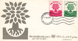 PAKISTAN.1960."AIDE AUX REFUGIES". FDC - Refugees