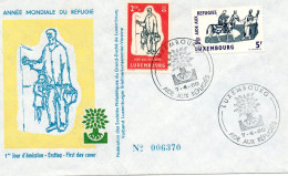 LUXEMBOURG.1960."AIDE AUX REFUGIES". FDC - Rifugiati