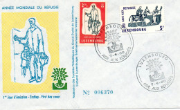 LUXEMBOURG.1960."AIDE AUX REFUGIES". FDC - Refugiados