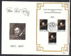 FDC 1861 Année Internationale P.P. Rubens  Obl Bruxelles - 1971-1980