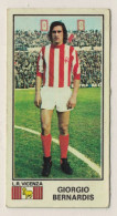 12779 "GIORGIO BERNARDIS - 229 - LANEROSSI VICENZA - FIGURINE PANINI 1974 - 75"  FIGURINA CARTONATA ORIG. - Other & Unclassified