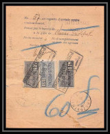 25300/ Bulletin D'expédition France Colis Postaux 1921 Sarreguemines Moselle N° 19 X2 + 50 - Cartas & Documentos