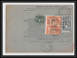 25284/ Bulletin D'expédition France Colis Postaux Fiscal Bas Rhin Saverne 1927 Merson N°123 - 145 - Cartas & Documentos