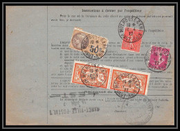 25267/ Bulletin D'expédition France Colis Postaux Fiscal Haut Rhin Mulhouse Rue De France1927 Pour Nancy Merson N°145  - Lettres & Documents