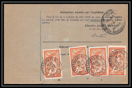 25246/ Bulletin D'expédition France Colis Postaux Fiscal Strasbourg Ppal 1927 Bordeaux Contre Remboursement Merson N°145 - Covers & Documents