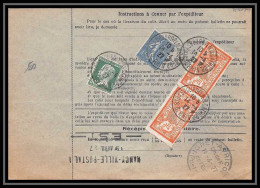 25238/ Bulletin D'expédition France Colis Postaux Fiscal 1927 Strasbourg 3 Pour Verdun Meuse Valeur Déclaré Merson N°145 - Briefe U. Dokumente