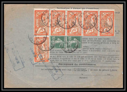 25215/ Bulletin D'expédition France Colis Postaux Fiscal Bas Rhin Rothau Pour Toulouse 1927 Merson N°145 X6  - Covers & Documents