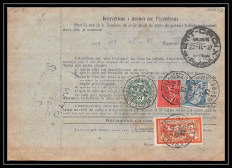 25228/ Bulletin D'expédition France Colis Postaux Fiscal Strasbourg 4 Pour Cannes 1927 Merson N°245 Valeur Déclarée - Storia Postale