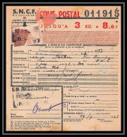 25187 Bulletin D'expédition France Colis Postaux Fiscal N° 204 SAUMUR 19/7/1943 - Cartas & Documentos