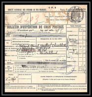 25154 Bulletin D'expédition France Colis Postaux Fiscal SNCF NORD 27/5/1943 POUR Zollamt Göppingen Allemagne (germany) - Cartas & Documentos