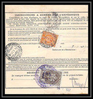 25119 Bulletin D'expédition France Colis Postaux Fiscal Chemin De Fer DU NORD POUR Böhmischdorf 1943 Allemagne Germany - Cartas & Documentos
