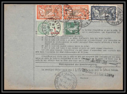 25060 Bulletin D'expédition France Colis Postaux Fiscal Haut Rhin 1927 Schiltigheim Merson 123+145 Valeur Déclarée - Brieven & Documenten