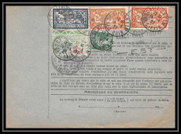 25059 Bulletin D'expédition France Colis Postaux Fiscal Haut Rhin 1927 Schiltigheim Merson 123+145 Valeur Déclarée - Lettres & Documents