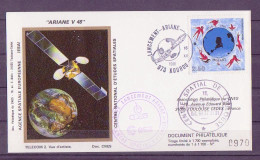 Espace 1991 12 17 - CNES - Ariane V48 - Satellite TELECOM 2A - Europe
