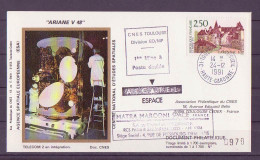 Espace 1991 12 17 - CNES - Ariane V48 - Satellite TELECOM 2A - Europa