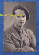 Carte Photo - Beau Portrait Du Soldat Bernard HEUTTE , De Pont Audemer ? - Octobre 1944 - WW2 Libération Uniforme - War 1939-45