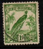 New Guinea SG 177 1931 Raggiana Bird No Date One Penny Used - Papouasie-Nouvelle-Guinée