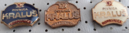 Brewery Pivnica KRALUS Koprivnica Pivo  Beer Birra Bier Brau Croatia Pins - Bierpins