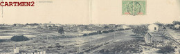 PANORAMA DOUBLE RUFISQUE SENGAL GARE CARTE DOUBLE VERNERET AFRIQUE 1907 - Sénégal